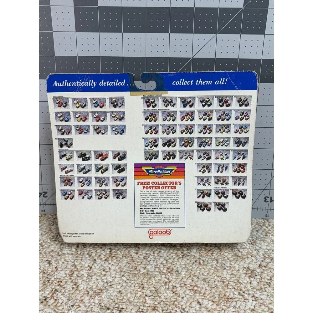 Vintage 1989 Galoob Micro Machines Insiders Collection #8 New in Package!